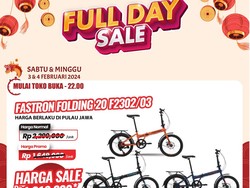 Cuma di Transmart Full Day Sale, Beli Sepeda Lipat Harganya Semurah Ini!