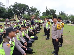 Polda Jambi Kerahkan 1.400 Personel Kawal TPS Saat Pencoblosan