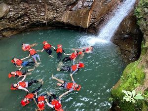 Wisata Curug Panganten Ciamis, Rute dan Harga Paket Body Rafting