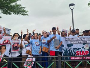 Paguyuban Pedagang Pasar Pintu Air Petamburan Deklarasi Dukung Prabowo