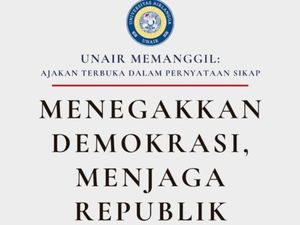 Besok Sivitas Akademika Unair Sampaikan Sikap Susul UGM-Unpad Besok Sivitas Akademika Unair Sampaikan Sikap Susul UGM-Unpad