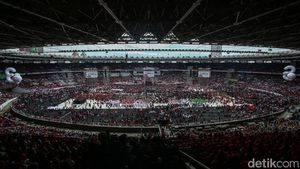 Konser Salam Metal, GBK Memerah dengan Massa Ganjar-Mahfud