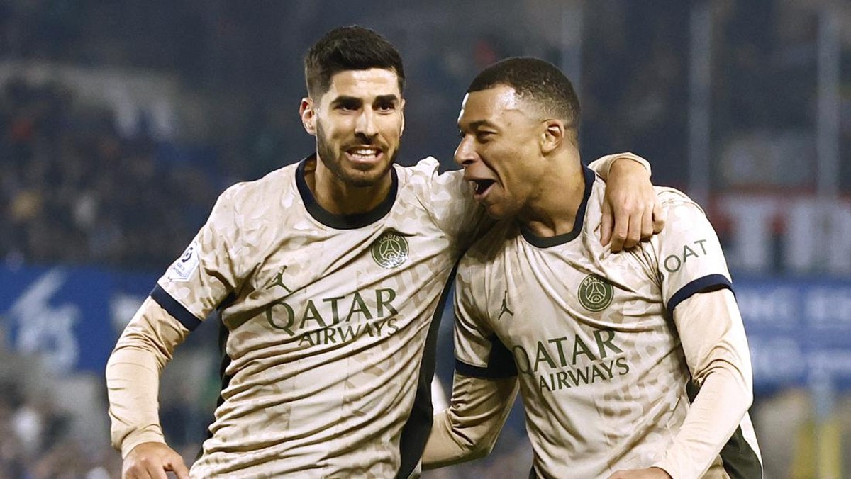 Hasil Liga Prancis antara Strasbourg vs PSG. (Foto: REUTERS/CHRISTIAN HARTMANN)