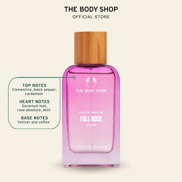 Potret parfum The Body Sop 'Rose'/ Foto: shopee.com/thebodyshopofficial Potret parfum The Body Sop 'Rose'