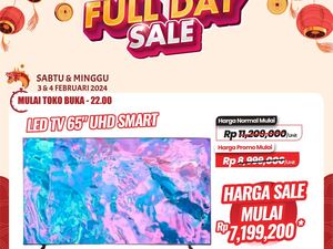 TV LED 50 UHD Smart TV di Transmart Full Day Sale Diskon Rp 2,1 Juta