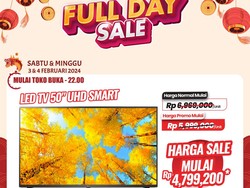 Banjir Diskon! Beli TV di Transmart Full Day Sale Bisa Hemat Sampai Rp 4 Juta