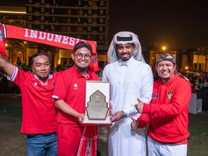 Aktif di Piala Asia 2023, Suporter Indonesia Dapat Penghargaan