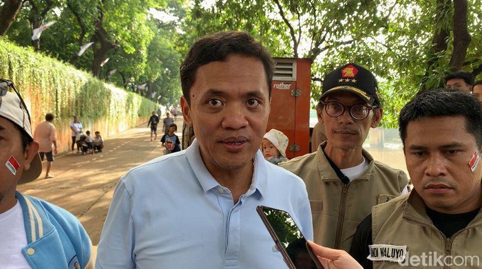 Wakil Ketua Tim Kampanye Nasional (TKN) Prabowo-Gibran, Habiburokhman. (Tina Susilawati/detikcom)