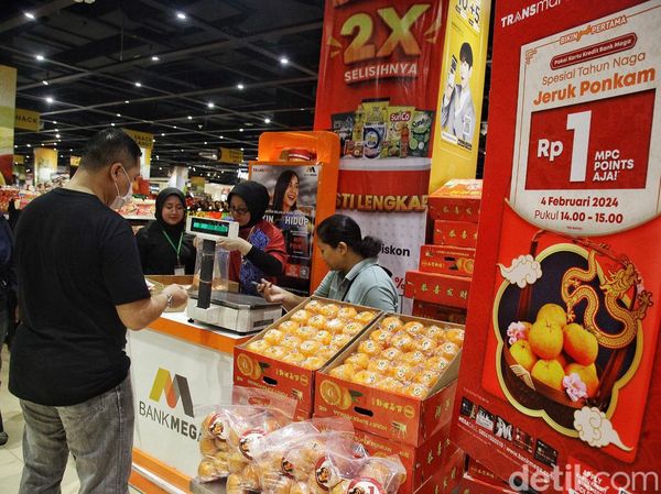 Bank Mega Gelar Penukaran Poin, Jeruk Ponkam 2 Kg Cuma Rp 1