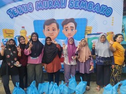 Relawan Tebus Murah Sembako-Sosialisasi Asta Cita Prabowo-Gibran di Sumsel