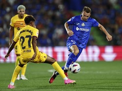 Striker Getafe, Borja Mayoral di tempat kedua dengan 15 gol (AP)