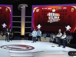 Momen Cawapres Dampingi Capres di Segmen Keenam Debat