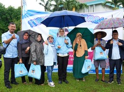 Gelar Tebus Murah di Tangsel, Relawan Gibran Ajak Masyarakat Hadir ke TPS