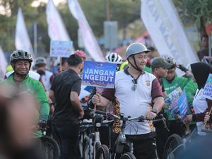 Kapolda Aceh-Pangdam IM Kompak Gowes Bawa Pesan Keselamatan Berlalulintas
