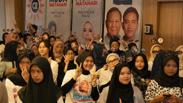Kaukus Perempuan Muda Matahari Deklarasi Dukung Prabowo-Gibran