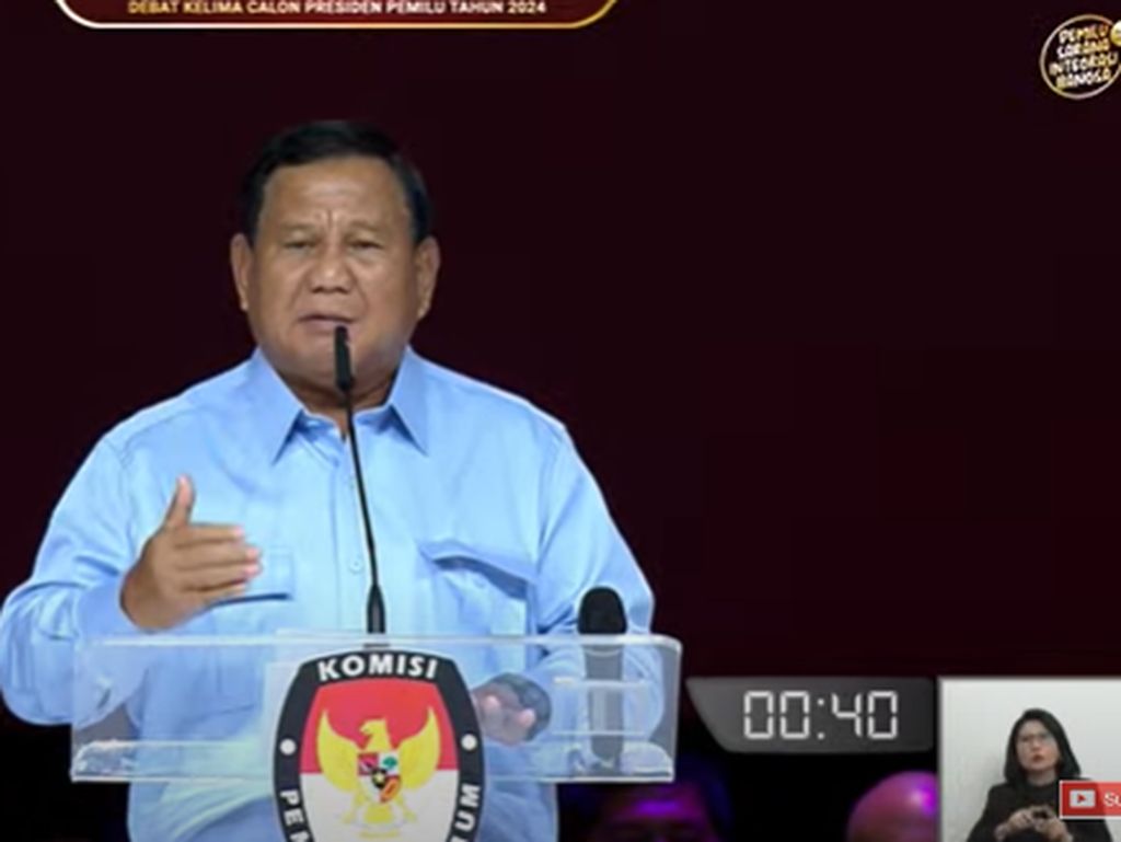Debat Capres: Prabowo Ingin Selamatkan Istana-istana Sultan yang Mau Roboh