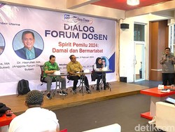 Dialog Forum Dosen di Makassar Serukan Pemilu Damai Tanpa Kecurangan