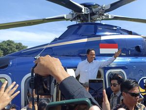 Tiba di Kotamobagu Sulut, Anies Disambut Adat Itum-itum Tiba di Kotamobagu Sulut, Anies Disambut Adat Itum-itum