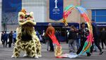 Barongsai di Kandang Chelsea