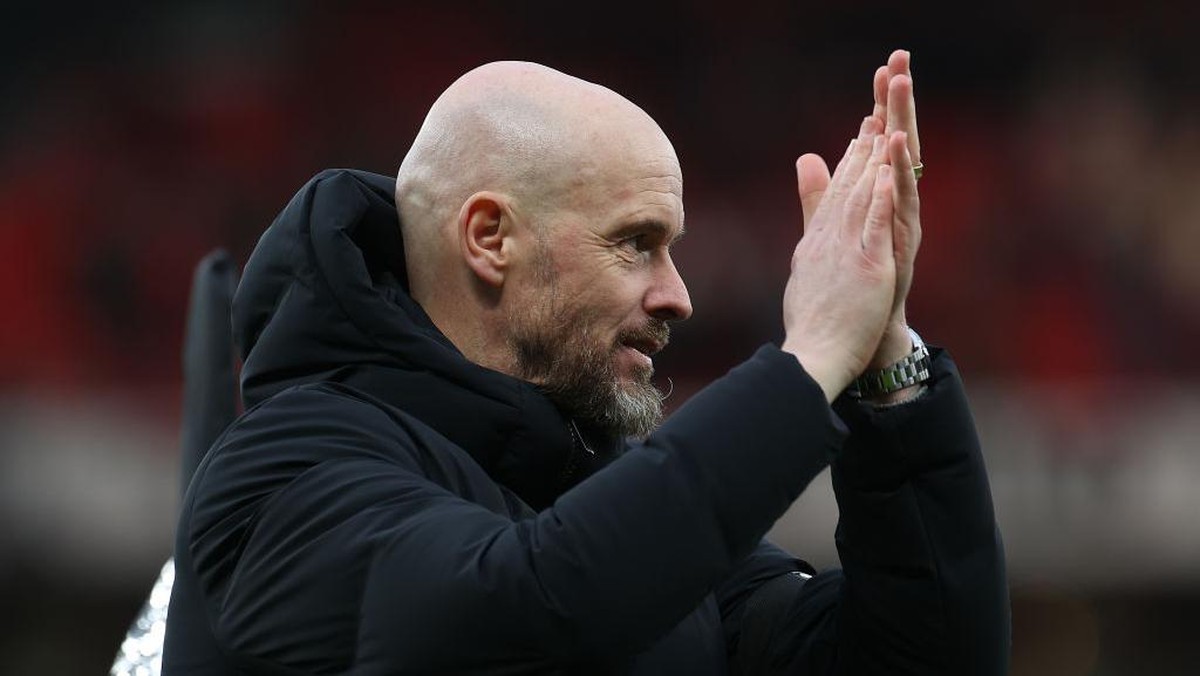 Manajer MU, Erik ten Hag. Foto: Manchester United via Getty Imag/Matthew Peters