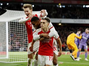Foto-foto Arsenal Gebuk Liverpool 3-1 di Emirates Stadium