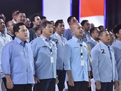 Pengusaha hingga Pekerja Deklarasi Dukung Prabowo-Gibran, Erick Thohir Hadir