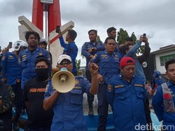 Honorer Damkar Bone Mogok Kerja gegara Gagal Lolos Seleksi PPPK