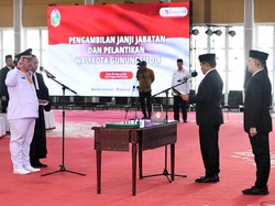 Lantik Wali Kota Gunungsitoli, Pj Gubsu Minta Jaga Peningkatan IPM