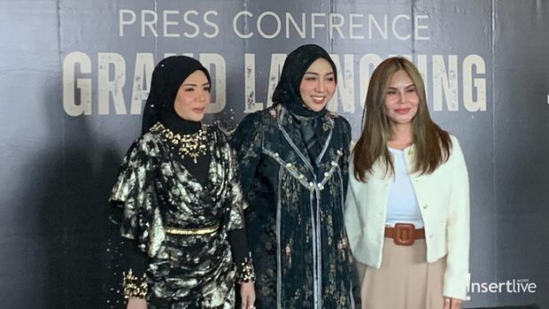 Konferensi pers grand launching Ensee Beauty di The Westin Jakarta, Sabtu (3/2)