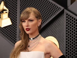 Hore! Taylor Swift Datang ke Grammy Awards 2024