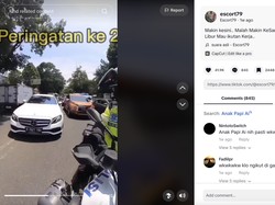 Viral Polisi Usir Mercy yang Buntuti Konvoi Pengawalan