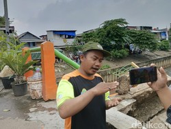 Sebelum Pos Pintu Air Palmerah Ambrol ke Sungai, Bangunan Sudah Keropos