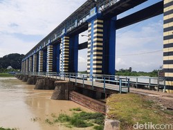 Debit Air Makin Tinggi, Bendung Pengendali Banjir Wilalung Kudus Siaga