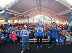 Kunjungan ke Ngawi, Ibas Janji Kawal Alsintan, Pupuk, hingga Sembako