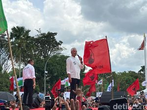 Rekayasa Lalin-Kantung Parkir saat Kampanye Ganjar-Mahfud di Solo Rekayasa Lalin-Kantung Parkir saat Kampanye Ganjar-Mahfud di Solo