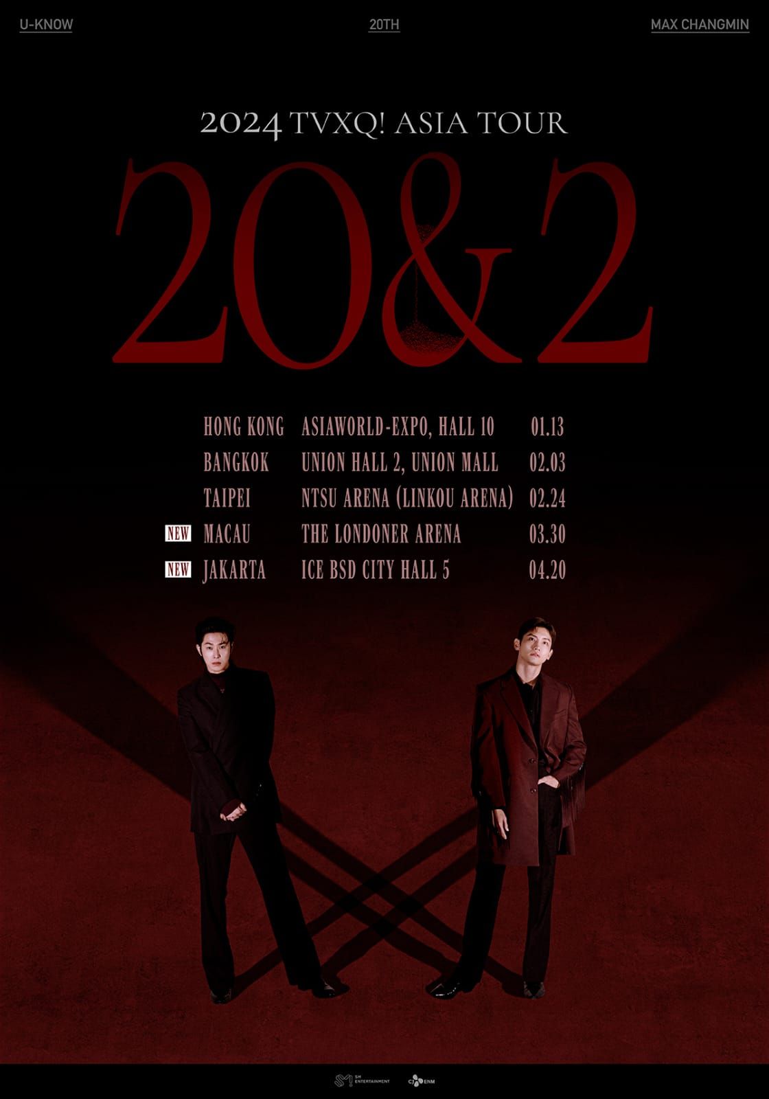 Jadwal konser tur TVXQ