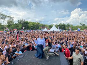 Kaesang Kampanye di Wonogori: Raine Samsul Iki Dicoblos Kaesang Kampanye di Wonogori: Raine Samsul Iki Dicoblos