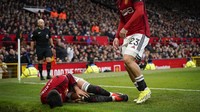 Manchester United di peringkat keempat dengan total 34 cedera (AP)