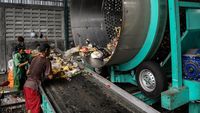 Mengintip Tempat Pengolahan Sampah di Tangerang Selatan