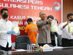 88 Pelaku Narkoba di Sulteng Diciduk Selama Januari, 8,6 Kg Sabu-Ganja Disita
