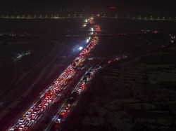 Video: Jalanan China Macet Total saat Libur Nasional