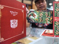 Sambut Imlek, Kemenkominfo Rilis Prangko Naga