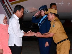 Presiden Jokowi Tiba di Sumut, Disambut Pj Gubsu Hassanudin