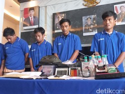 Polairud Gerebek Basecamp Narkoba di Bantaran Sungai Batanghari Jambi