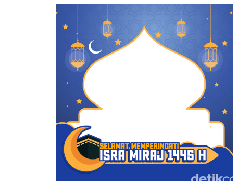Rayakan Isra Miraj 2024 dengan 25 Twibbon Keren Ini, Gratis!