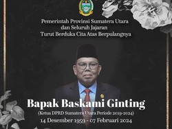 Ketua DPRD Baskami Ginting Meninggal, Pemprov Sumut Ikut Berduka