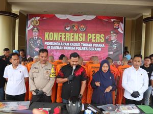 Polisi Ringkus 16 Pelaku Kejahatan di Serang dalam Sepekan Polisi Ringkus 16 Pelaku Kejahatan di Serang dalam Sepekan
