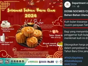 Sebut Kue Bulan sebagai Makanan Imlek, Pemerintah Malaysia Dicibir Sebut Kue Bulan sebagai Makanan Imlek, Pemerintah Malaysia Dicibir