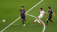 Yordania menang 2-0 lewat gol Yazan Al Naimat dan Musa Al Taamari. Kedua golnya dicetak di babak kedua (Reuters)