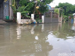 Perbaikan Tanggul Jebol Tuntas, Banjir di Lamongan Mulai Surut